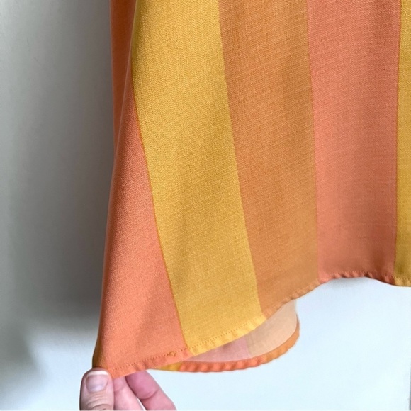 Show Me Your Mumu Throw and Go Tie Mini Sunset Stripe Size XS Mod Retro Beach - Picture 5 of 11